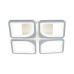 Потолочный светодиодный светильник Escada Square 10220/4LED 61W
