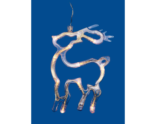 Подвесной светодиодный светильник «Олень» Uniel ULD-H1419-010/STA/3AAA Warm White IP20 Deer UL-00007252