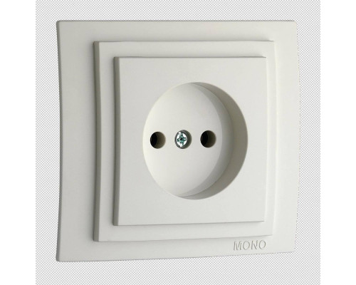 Розетка 2К Mono Electric Larissa 16A 250V винтовое подключение белый 103-191922-116 Розетка 2К Mono Electric Larissa 16A 250V винтовое подключение белый 103-191922-116