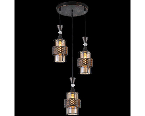 Потолочный светильник Reluce 03116-0.9-03 BK+PATINA GOLD