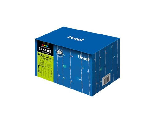 Уличная светодиодная гирлянда Uniel занавес 220V разноцветный ULD-C2030-240/TWK MULTI IP67 UL-00001359 Уличная светодиодная гирлянда Uniel занавес 220V разноцветный ULD-C2030-240/TWK MULTI IP67 UL-00001359