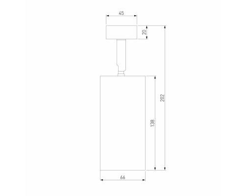 Светодиодный спот Elektrostandard Diffe 85266/01 белый/черный a058252