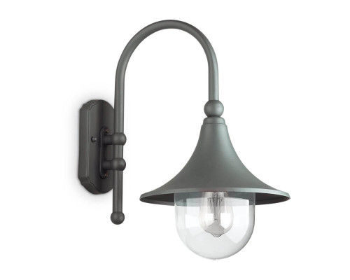 Уличный настенный светильник Ideal Lux Cima AP1 Antracite 246819 Уличный настенный светильник Ideal Lux Cima AP1 Antracite 246819