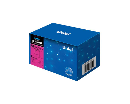 Уличная светодиодная гирлянда Uniel бахрома 220V синий ULD-B2007-100/TTK Blue IP44 UL-00007207 Уличная светодиодная гирлянда Uniel бахрома 220V синий ULD-B2007-100/TTK Blue IP44 UL-00007207