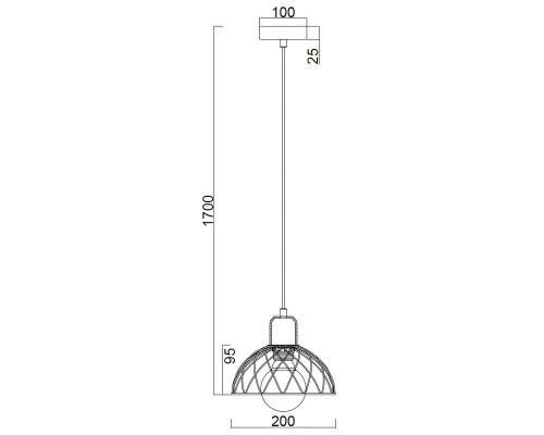 Подвесной светильник Vele Luce Folk VL6502P01