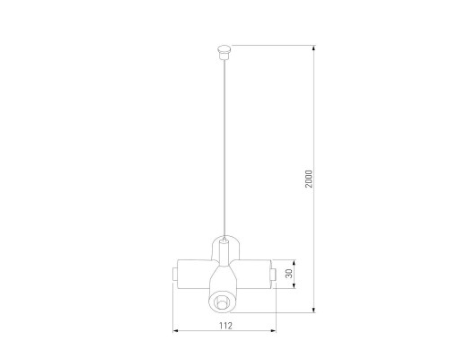 Подвесной комплект с питанием Elektrostandard Module System 85190/00 a066187