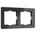 Рамка Werkel Acrylic на 2 поста черный W0022708 4690389184857