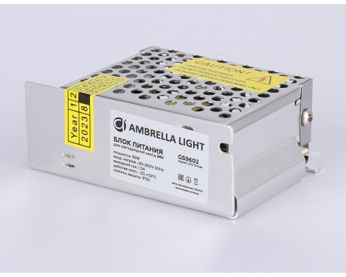 Блок питания Ambrella light Illumination LED Driver 24V 36W IP20 1,5A GS9602