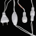 Cветодиодная гирлянда Sneha бахрома 230V теплый белый мерцающий A-012R WW/W FLASH