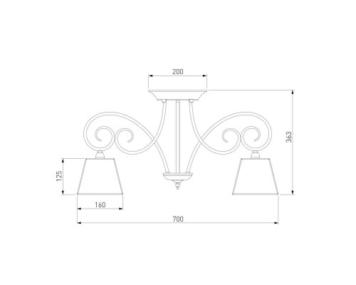 Подвесная люстра Bogates 303/6