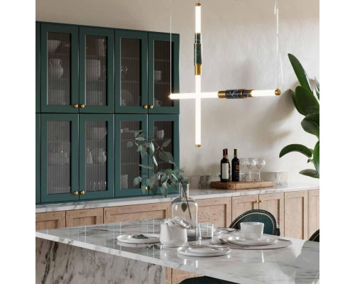 Подвесной светодиодный светильник Odeon Light Midcent Marmi 4360/14L Подвесной светодиодный светильник Odeon Light Midcent Marmi 4360/14L