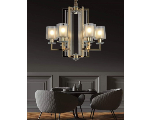 Подвесная люстра Lumina Deco Manhattan LDP 8012-6 F.GD Подвесная люстра Lumina Deco Manhattan LDP 8012-6 F.GD