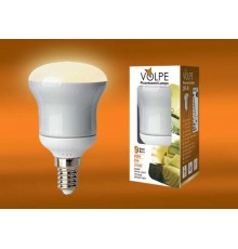 Лампа энергосберегающая Volpe E14 9W 2700K матовая CFL-R 50 220-240V 9W E14 2700K 02979