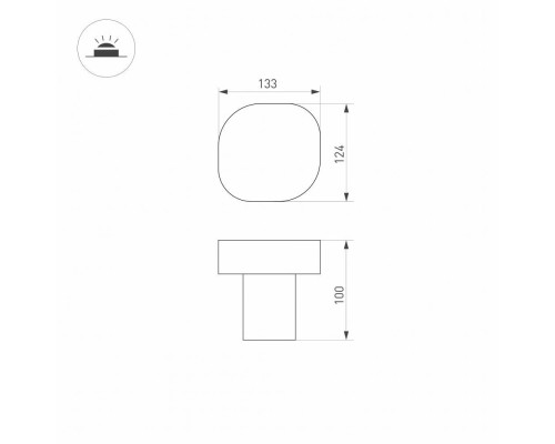 Уличный светодиодный светильник Arlight LGD-Swamp-Boll-H100-7W Warm3000 030002