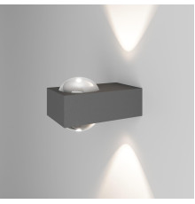 Уличный настенный светильник со светодиодами Elektrostandard Lenses a070452