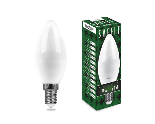 Лампа светодиодная Saffit E14 9W 4000K Свеча Матовая SBC3709 55079 Лампа светодиодная Saffit E14 9W 4000K Свеча Матовая SBC3709 55079