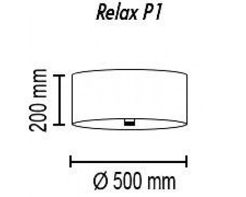 Потолочный светильник TopDecor Relax P1 10 04g