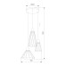 Подвесная люстра TK Lighting 10188 Modesto