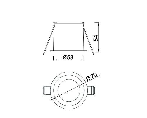 Встраиваемый светильник Mantra MALT 9233