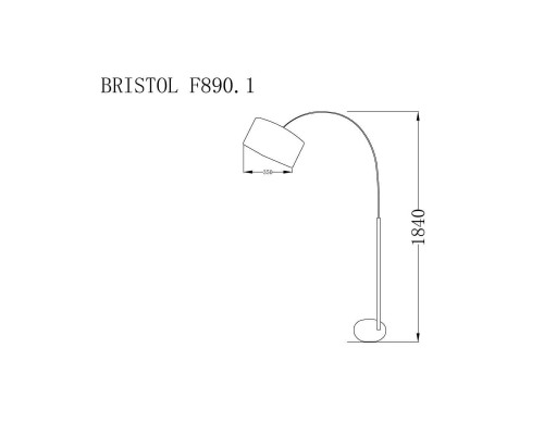 Торшер Lucia Tucci Bristol F890.1 Торшер Lucia Tucci Bristol F890.1