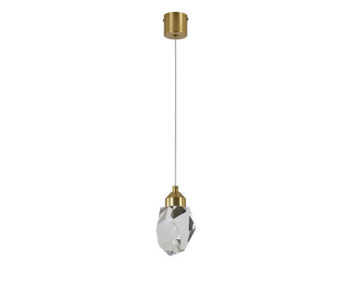 Подвесной светодиодный светильник Indigo Crystal 12053/1P Brass V000132L Подвесной светодиодный светильник Indigo Crystal 12053/1P Brass V000132L