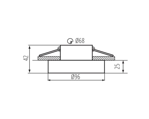 Точечный светильник Kanlux ELICEO-ST DSO B/B 35284