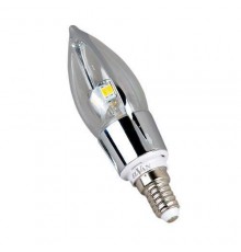 Лампа светодиодная Elvan E14 5W 6000K прозрачная E14-5W-6000K-Q100B-SL