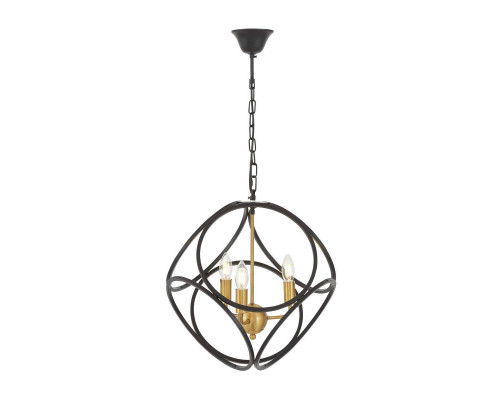 Подвесная люстра Lumina Deco Casai LDP 1243-3 BK+MD Подвесная люстра Lumina Deco Casai LDP 1243-3 BK+MD