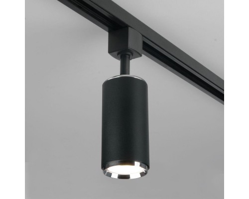 Трековый светильник Elektrostandard Svit GU10 черный/хром MRL 1013 a048166 Трековый светильник Elektrostandard Svit GU10 черный/хром MRL 1013 a048166