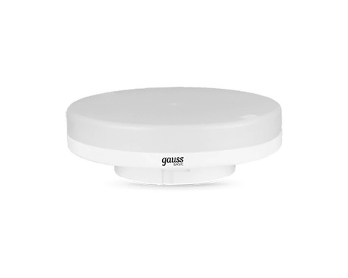 Лампа светодиодная диммируемая Gauss GX53 8W 4100K матовая 108408208-D Лампа светодиодная диммируемая Gauss GX53 8W 4100K матовая 108408208-D