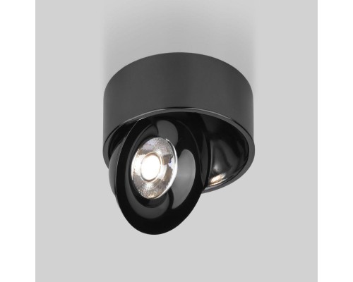Накладной светодиодный светильник Elektrostandard Glide 25100/Led черный жемчуг a059330