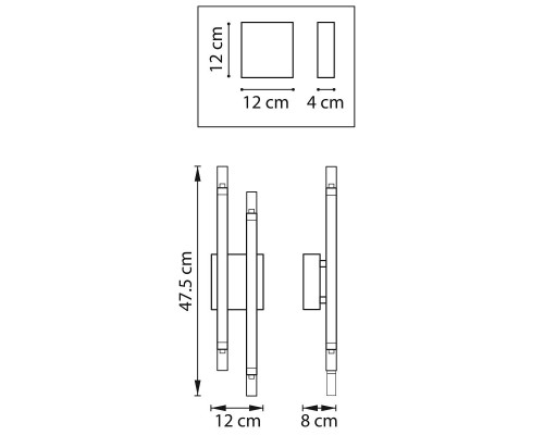 Бра Lightstar Iris 734647