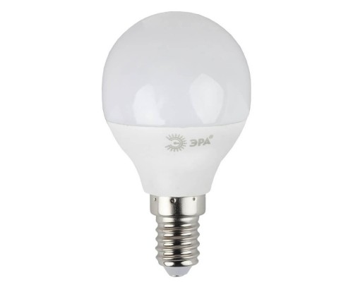 Лампа светодиодная ЭРА E14 7W 6000K матовая LED P45-7W-860-E14 Б0031401