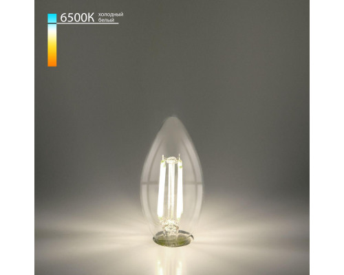 Лампа светодиодная филаментная Elektrostandard E27 9W 6500K прозрачная a056256 Лампа светодиодная филаментная Elektrostandard E27 9W 6500K прозрачная a056256