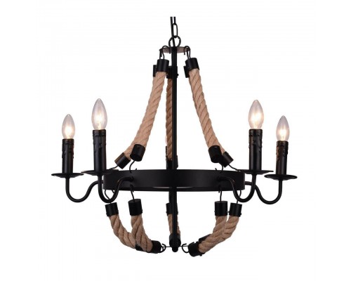 Подвесная люстра Arte Lamp Marsiglia A8956LM-5BK Подвесная люстра Arte Lamp Marsiglia A8956LM-5BK