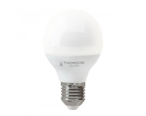 Лампа светодиодная Thomson E27 8W 3000K шар матовая TH-B2039