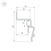 Профиль для натяжного потолка Arlight Stretch-Shadow-2000 Black 039510