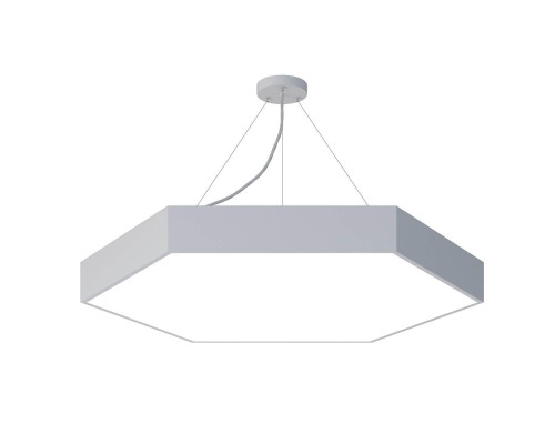 Подвесной светодиодный cветильник Geometria ЭРА Hexagon SPO-122-W-40K-066 66Вт 4000К белый Б0050552 Подвесной светодиодный cветильник Geometria ЭРА Hexagon SPO-122-W-40K-066 66Вт 4000К белый Б0050552