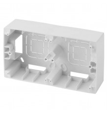 Коробка для накладного монтажа 2-постовая ЭРА 12 12-6102-01 Б0043170