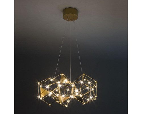 Подвесной светодиодный светильник Eurosvet Uma 90369/5 медь Подвесной светодиодный светильник Eurosvet Uma 90369/5 медь