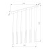 Подвесная люстра TK Lighting 10119 Piano