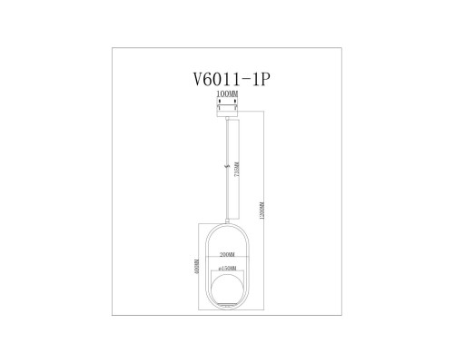 Светильник подвесной Moderli Klaster V11586-1P Светильник подвесной Moderli Klaster V11586-1P