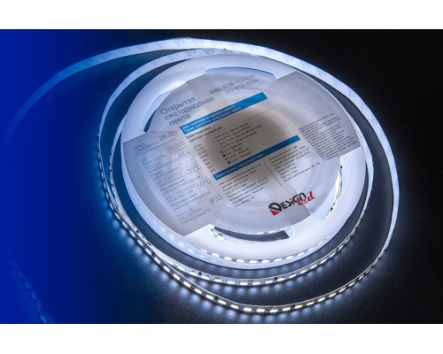 Светодиодная влагозащищенная лента DesignLed 26,8W/m 120LED/m 5730SMD холодный белый 5M 001824