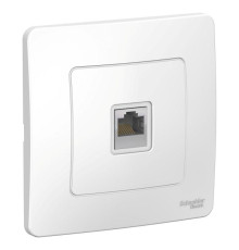 Розетка компьютерная RJ45 Systeme Electric Blanca 5e кат UTP белая BLNIS045001