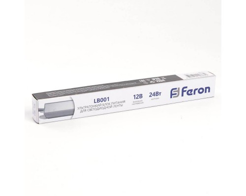 Блок питания для светодиодной ленты Feron LB001 12V 24W IP20 2A 48011