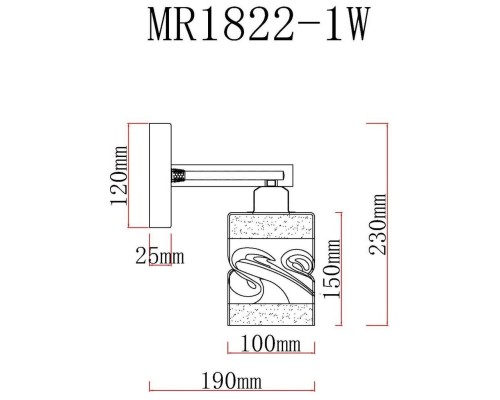 Бра MyFar Olivia MR1822-1W