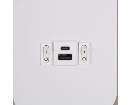 Настенный светодиодный светильник Reluce 86204-9.2-001KT LED12W+USB WT Настенный светодиодный светильник Reluce 86204-9.2-001KT LED12W+USB WT