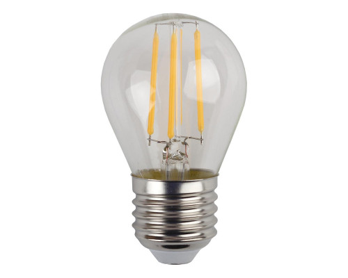 Лампа светодиодная филаментная ЭРА E27 11W 4000K прозрачная F-LED P45-11w-840-E27 Б0047015 Лампа светодиодная филаментная ЭРА E27 11W 4000K прозрачная F-LED P45-11w-840-E27 Б0047015
