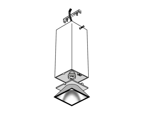 Потолочный светильник Jazzway PDL-S 14074 GU10 5031449 Потолочный светильник Jazzway PDL-S 14074 GU10 5031449