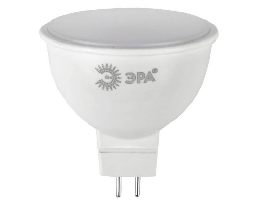 Лампа светодиодная ЭРА GU5.3 10W 4000K матовая LED MR16-10W-840-GU5.3 Б0032996